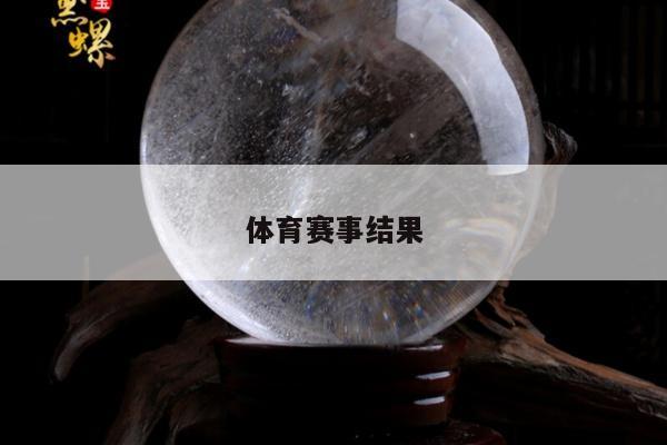 体育赛事结果