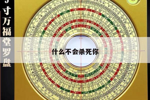 什么不会杀死你