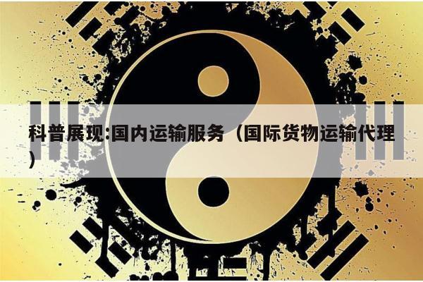 科普展现:国内运输服务（国际货物运输代理）