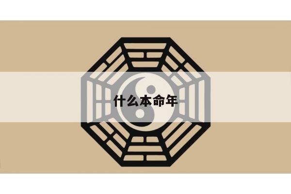 什么本命年